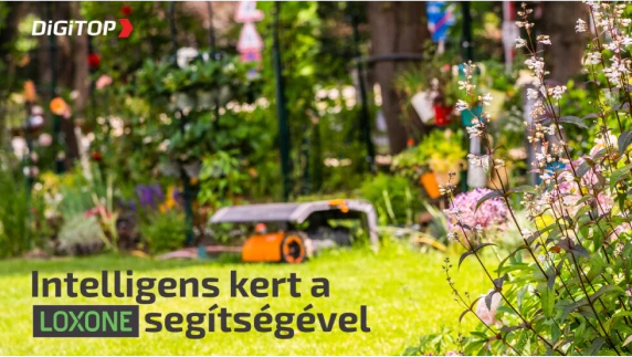Intelligens kert a Loxone segítségével