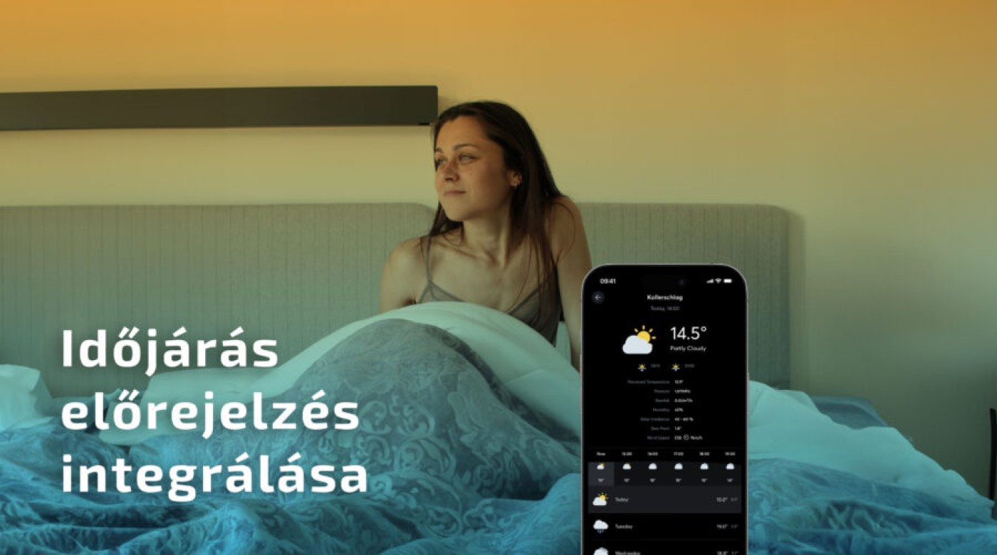 Az időjárás előrejelzés integrálása a Loxone-ba