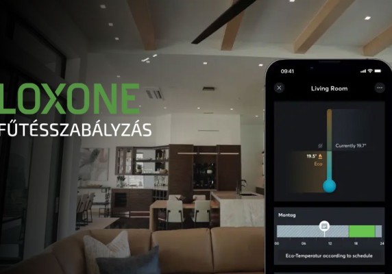 Fűtésszabályzás a Loxone-al