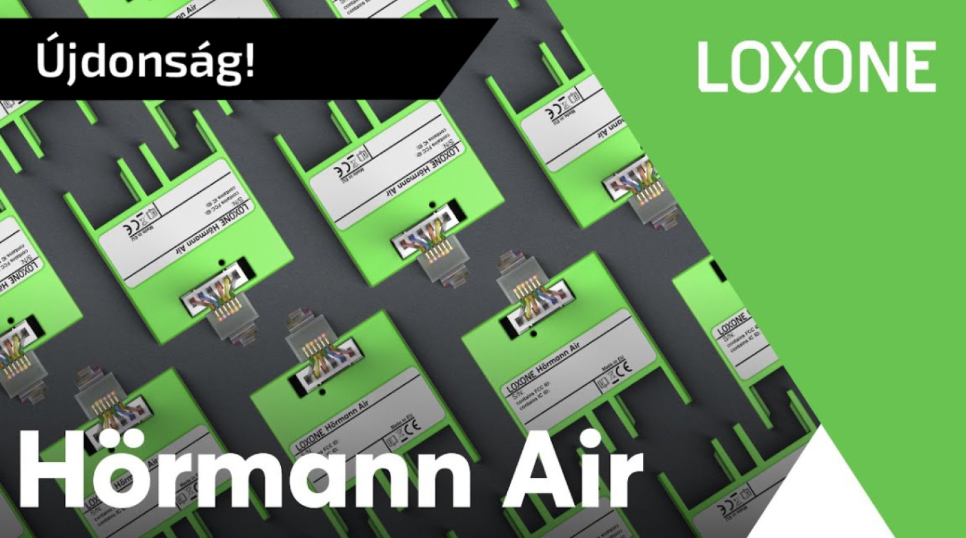 Hatékonyabb Hörmann garázskapuk a Loxone-al